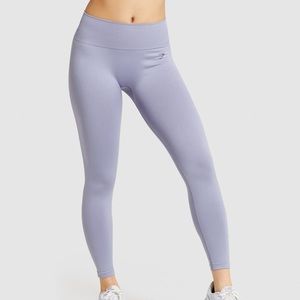 Gymshark Fit Mid Rise Leggings - Blue/Charcoal